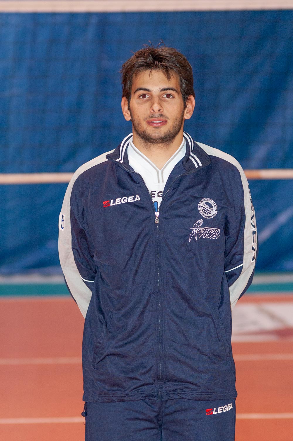 Lorenzo Cinì con la divisa del Montorio Volley