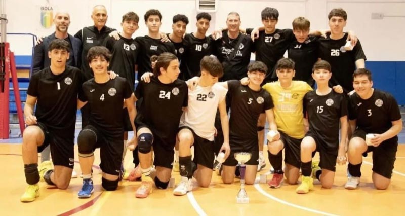 Montorio/Torrione Under 17 maschile con la coppa nel 2025