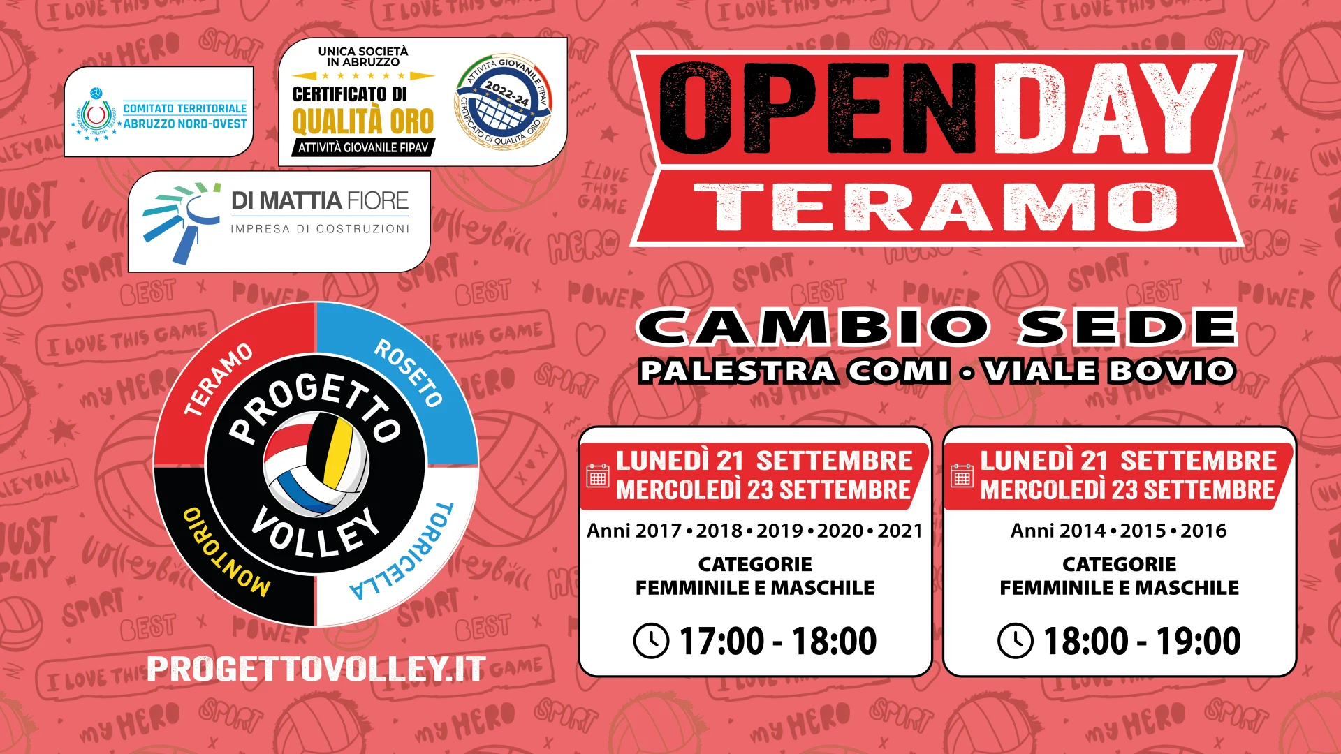 OpenDay-ProgettoVolley-Teramo